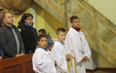 Ministráns avatás Krisztus Király ünnepén