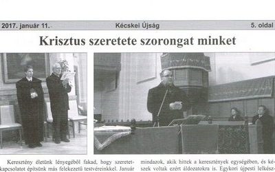 Krisztus szeretete szorongat minket
