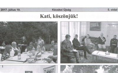 Kati, köszönjük!
