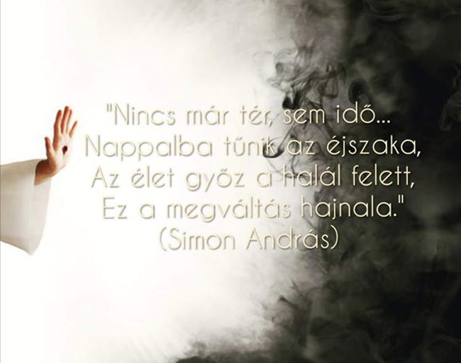 „Feltámadtam, és veletek vagyok, alleluja!”