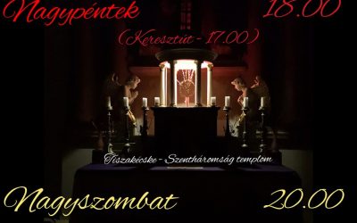 A nagyheti és húsvéti liturgiák rendje templomunkban (online!)