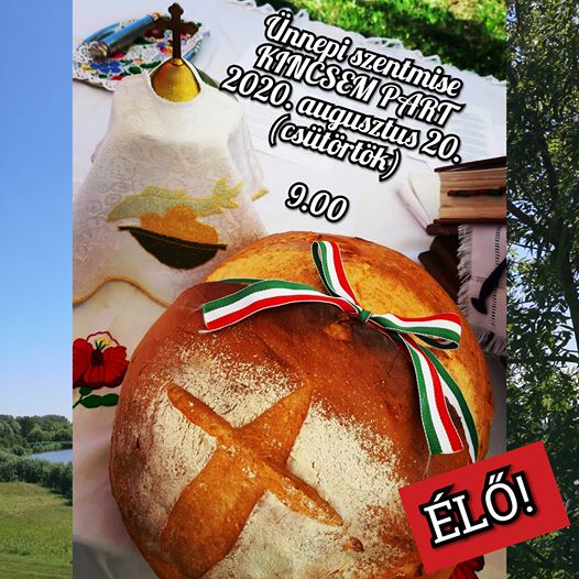 Ünnepi szentmise-közvetítés Szent István király ünnepén
