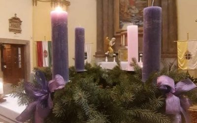 Meggyújtottuk az első adventi gyertyát