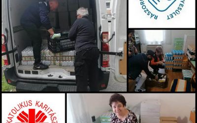 A Rászoruló Magyarokért Egyesület segítette plébánia Karitász-csoportunk munkáját