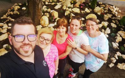Ismét szebb lett a plébánia udvara