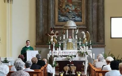 Újmisés pap tartott szentmisét templomunkban
