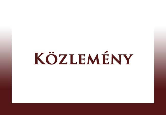 Közlemény