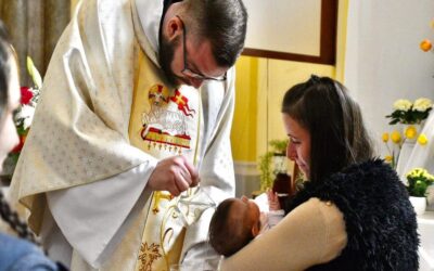 Az Isteni irgalmasság vasárnapján gyermeket kereszteltünk