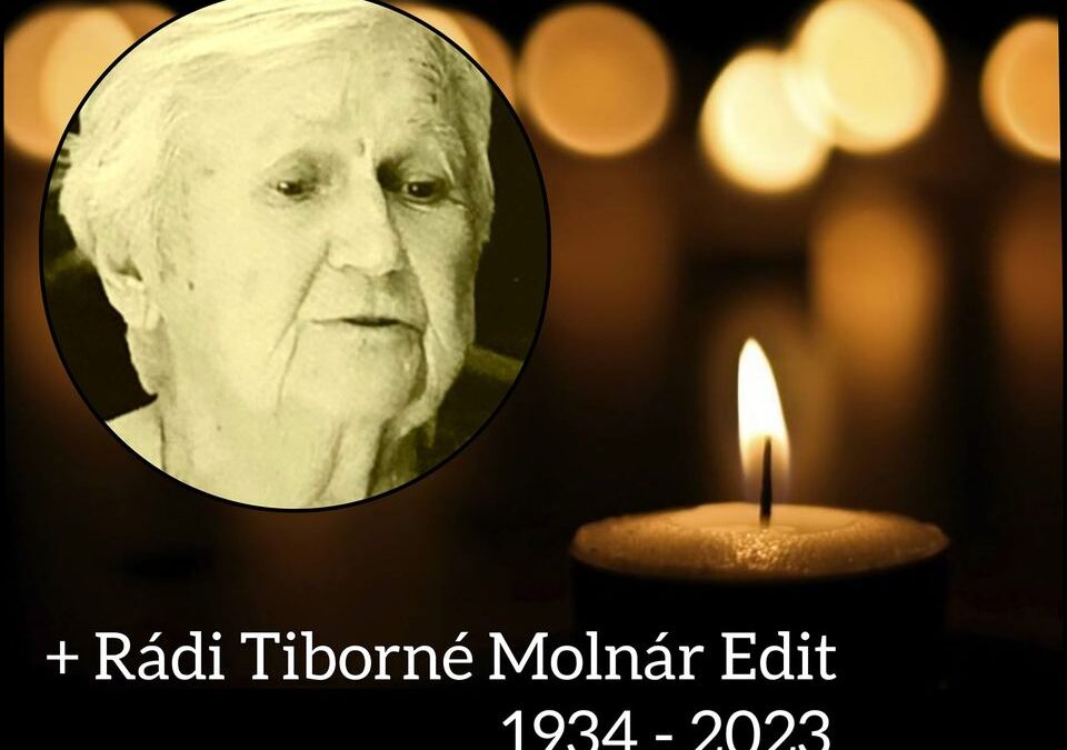 Elkísértük utolsó földi útján a szeretett Edit (tanító)nénit