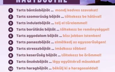 10 + 1 ajánlás Nagyböjtre
