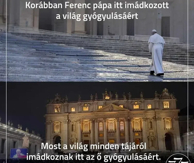 Imádkozzunk Ferenc pápáért!