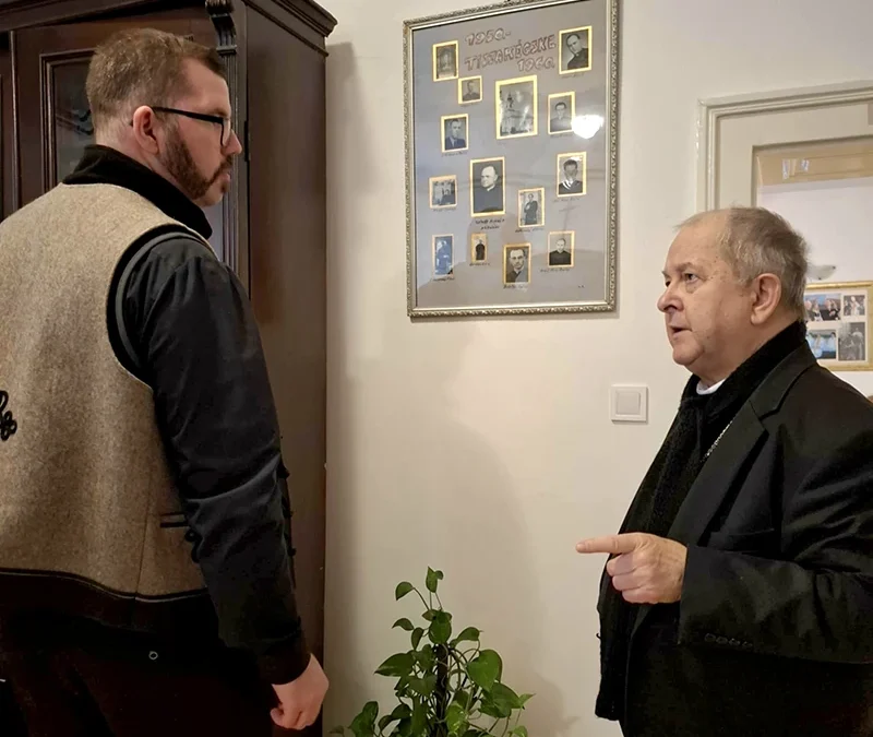 Bábel Balázs az egyházmegye múltjára és az egykori paptársakra emlékezett