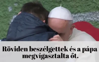 Ferenc pápát fogós kérdés elé állította egy gyászoló kisgyerek. Csodálatos választ adott.