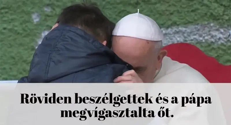 Ferenc pápát fogós kérdés elé állította egy gyászoló kisgyerek. Csodálatos választ adott.
