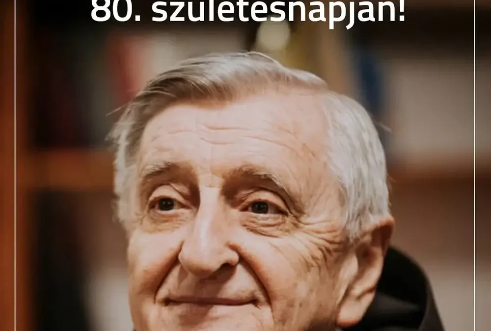 Barsi Balázs atya 80 éves