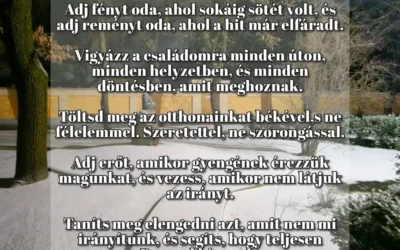 Bízzuk Újra Életünket Krisztusra!